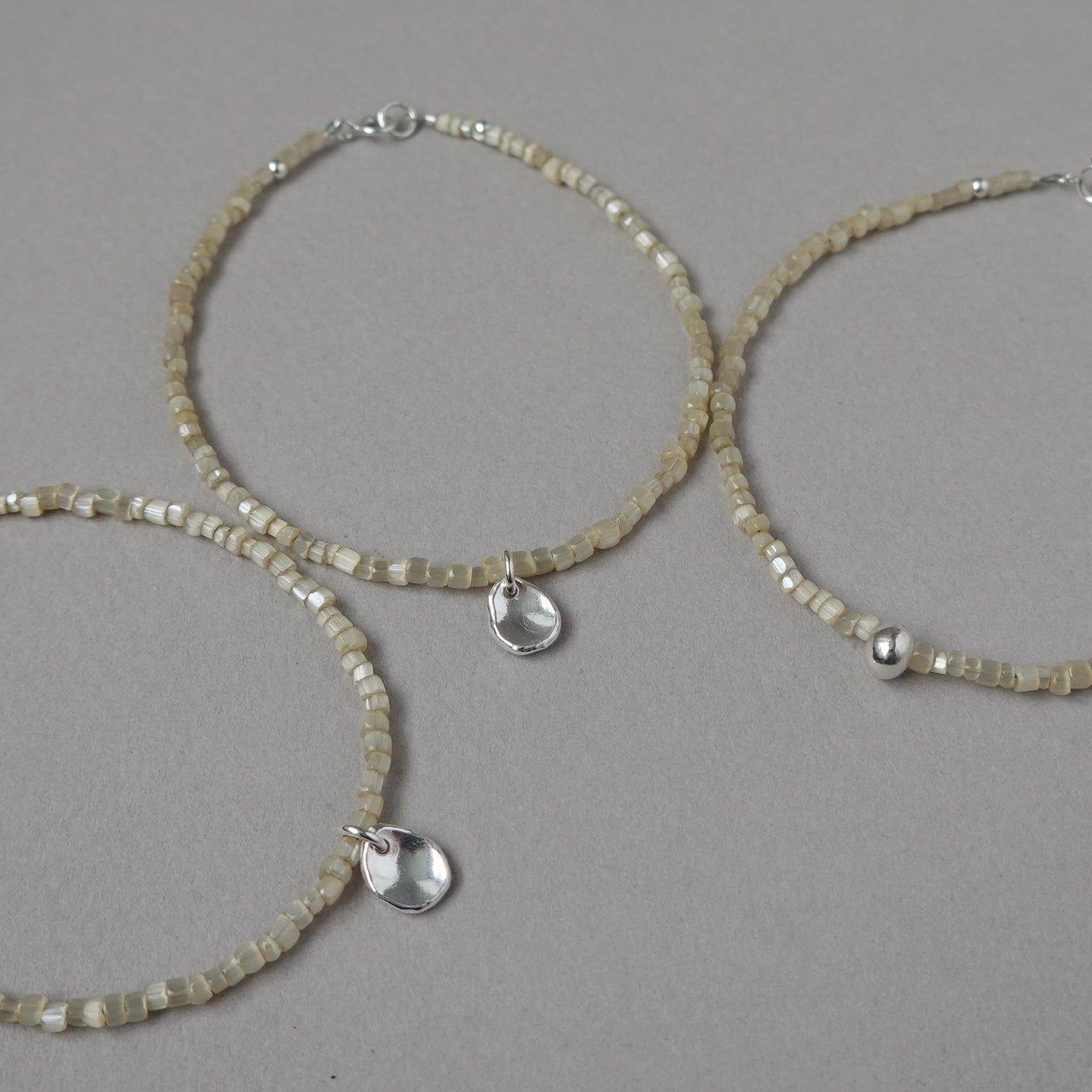 Beaded Bracelet with Fragment Charm