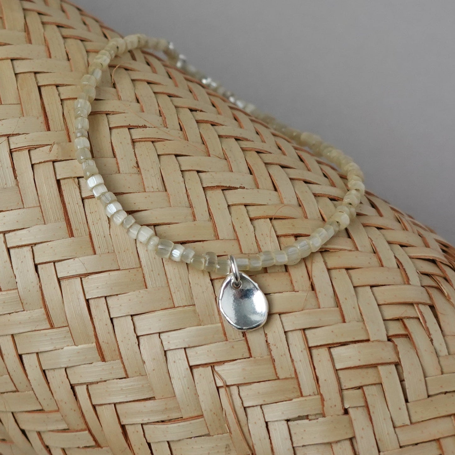 Beaded Bracelet with Fragment Charm