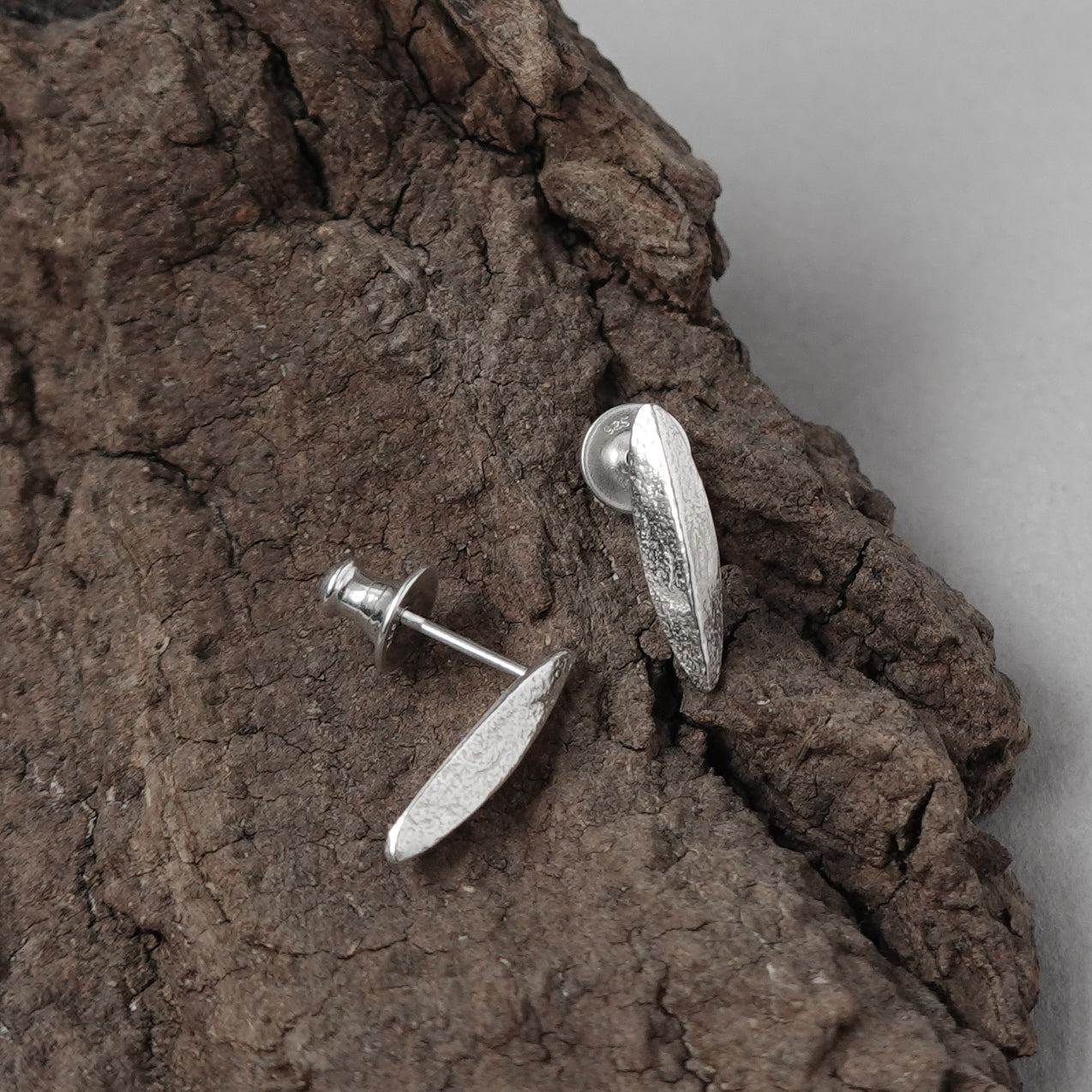 Long Seed Stud Earrings