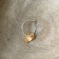 Single Hoop with Gold plated Pod Fragment