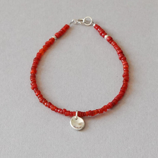 Beaded Bracelet with Fragment Charm