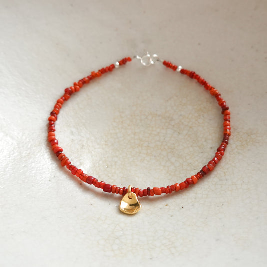 Beaded Bracelet with Fragment Charm