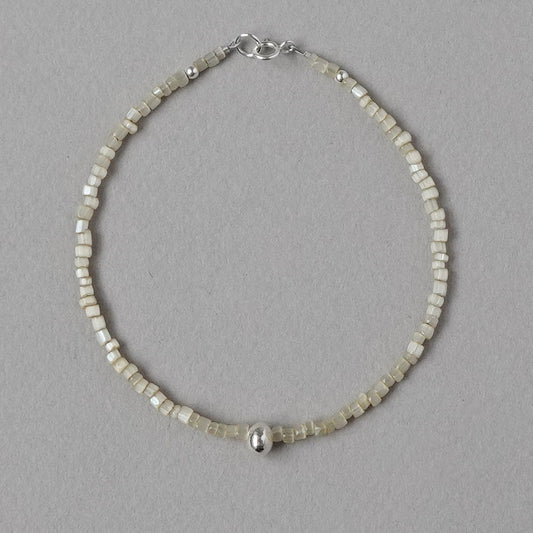 Beaded Bracelet with Seed Charm
