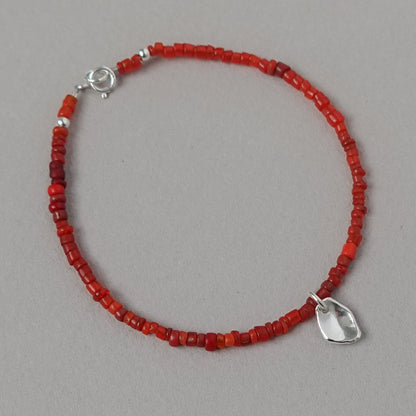 Beaded Bracelet with Fragment Charm
