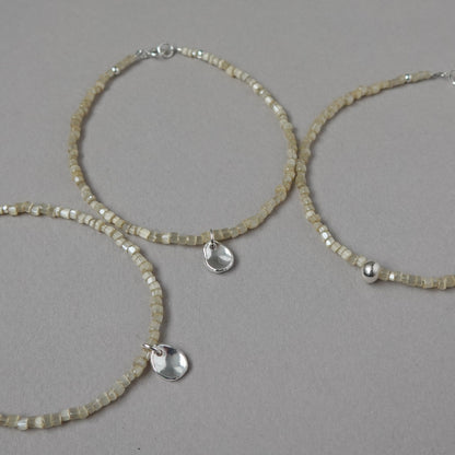Beaded Bracelet with Fragment Charm