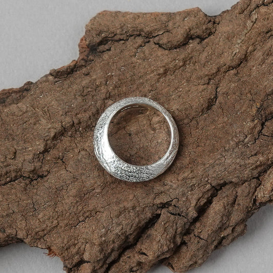 Sculpted Ridge Ring