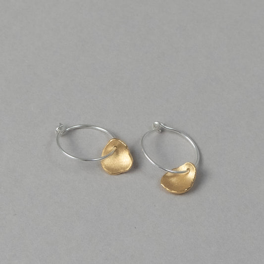Mis-matched Pair Pod Fragment Hoop Earrings