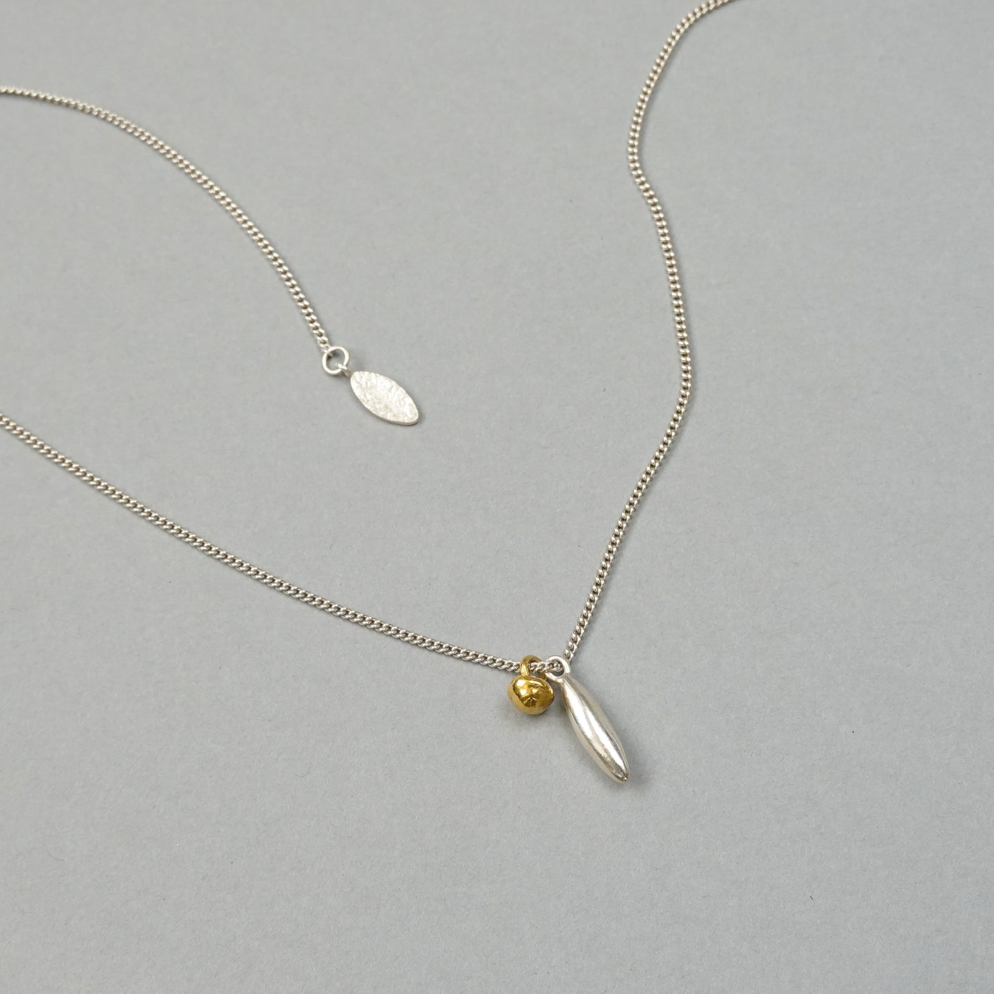 Long Bud & Seed Duo Pendant