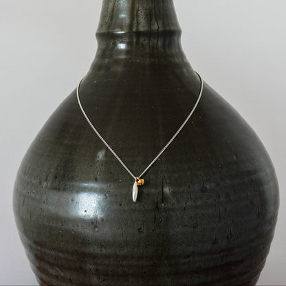 Long Bud & Seed Duo Pendant