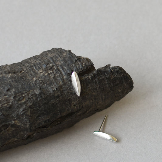 Sculpted Seed Stud Earrings