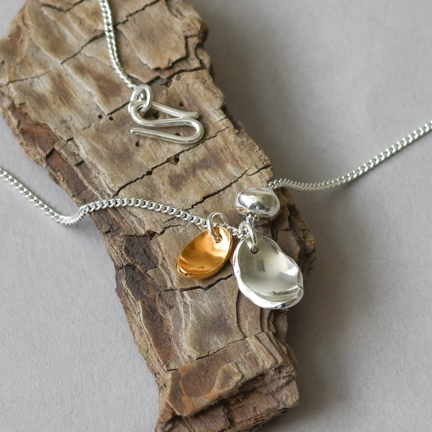 Seed & Pod Trio Charm Pendant