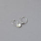 Mis-matched Pair Seed & Pod Hoop Earrings