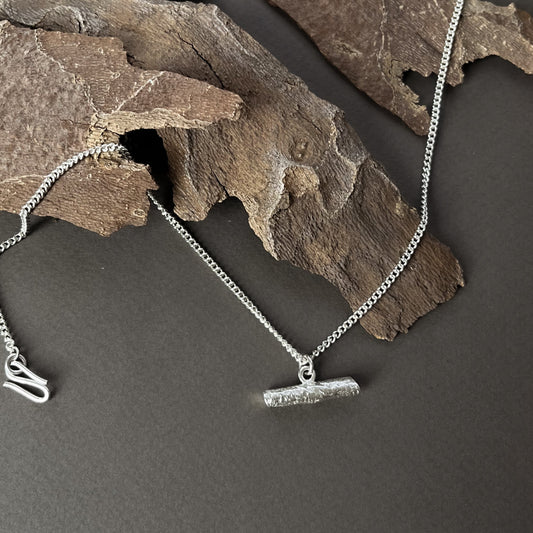 Birch Branch T. Bar Necklace