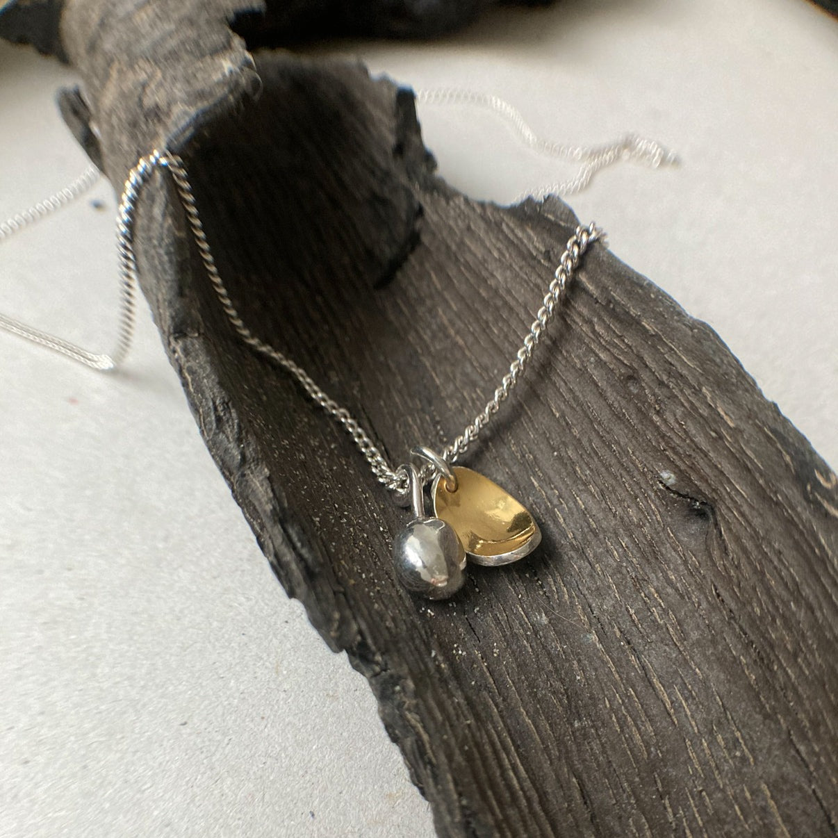 Seed & Pod Duo Charm Pendant